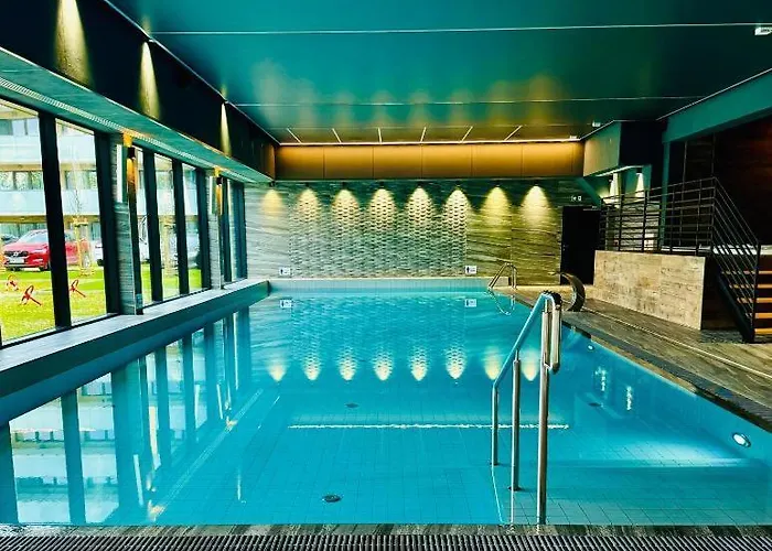 アパート Akces Apartamenty Kasprowicza 20C- Parking W Marcu 2026 W Cenie Basen, Sauny, Jacuzzi, Silownia W Cenie - Parkplatz Im Maerz 2026 Im Preis Enthalten Schwimmbad, Saunen, Jacuzzi, Fitnessstudio Im Preis